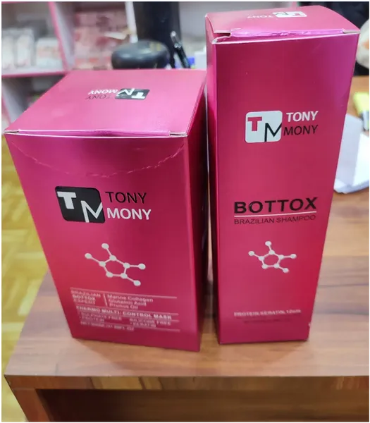 Tony Mony Hair Treatment Cream Shampoo
